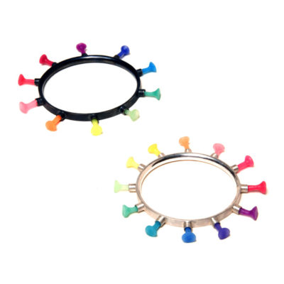 rainbow bangles, Polyps, jenny llewellyn, silicone jewellery, silicone, silicon