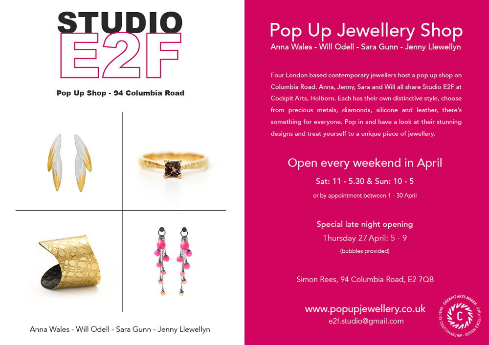 Studio E2F pop up shop