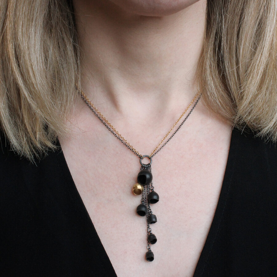 Chromophobia cascade necklace by Jenny Llewellyn