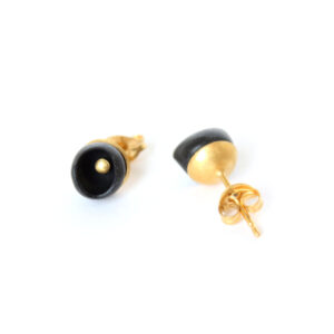 Chromophobia black and gold studs