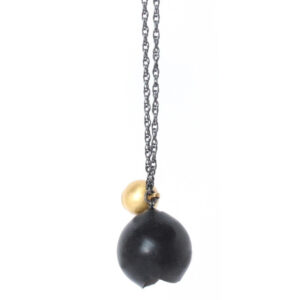 Chromophobia - oxidised 30" pendant