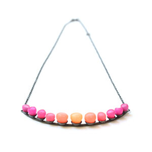 Half colour fade necklace 1 jenny llewellyn