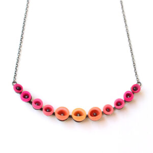 Half colour fade necklace 3 jenny llewellyn