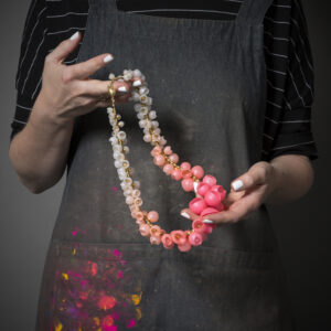 Jenny Llewellyn Silicone jewellery pastel fade necklace