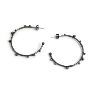Corilia Large Hoops - Silver - Image 3