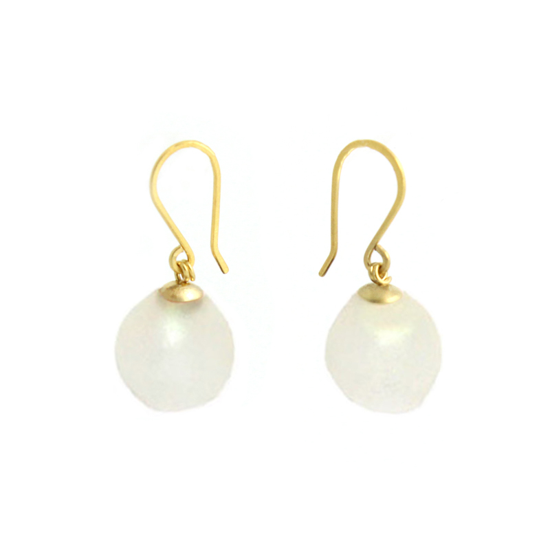 Single pearl deals drop earrings