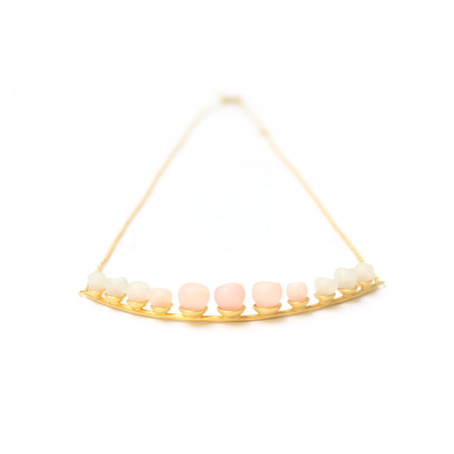 Crescent colour fade Pendant pastel fade by Jenny Llewellyn GP 1