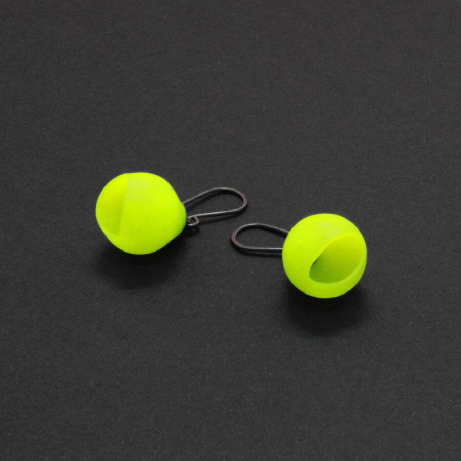Yellow Drop Earrings - Image 2