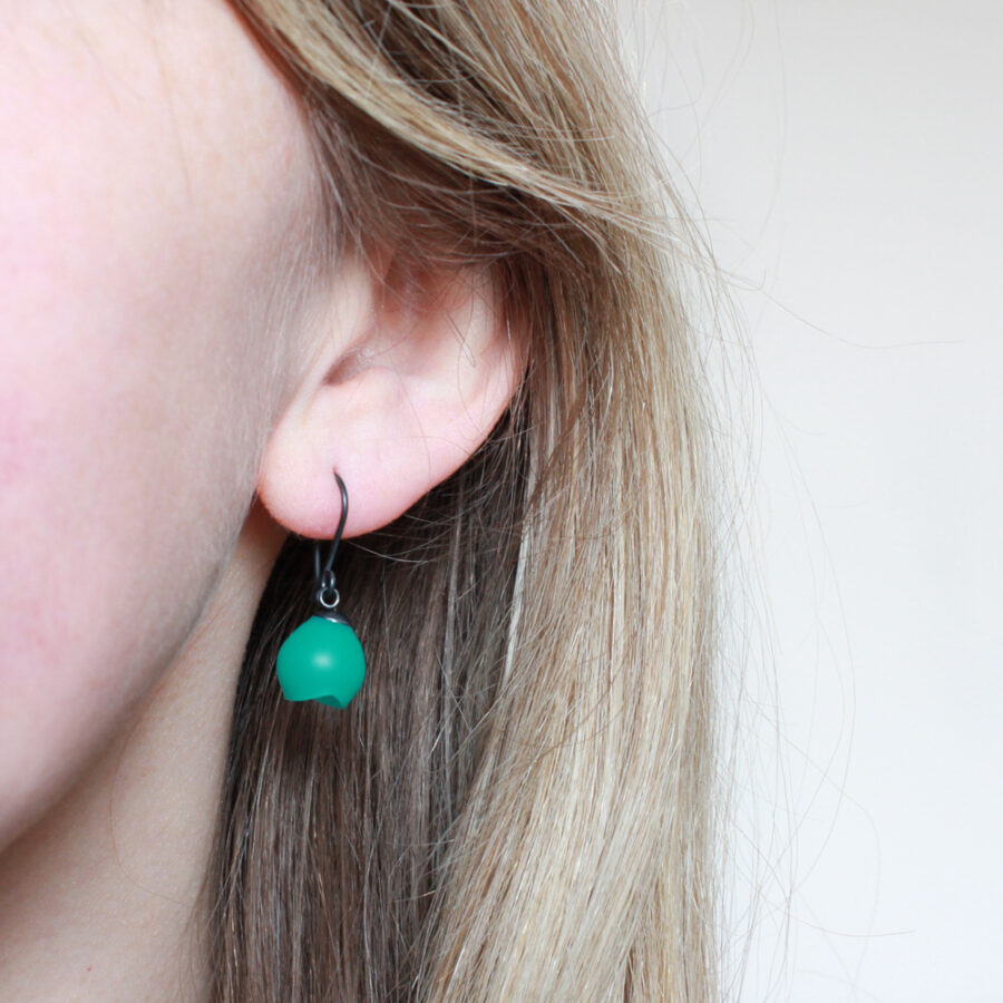 Turquoise Drop Earrings - Image 2