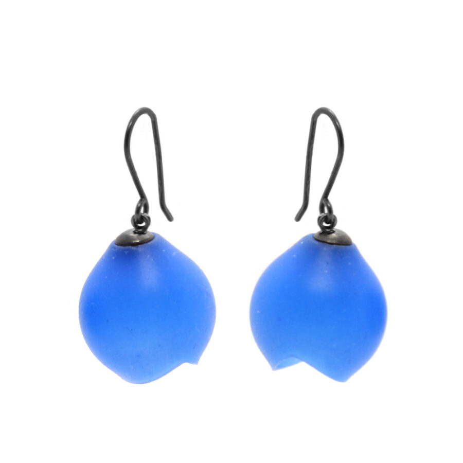 Blue drop earrings by Jenny Llewellyn