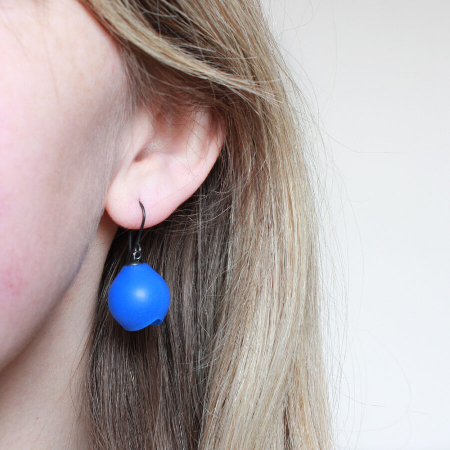 Blue drop earrings by Jenny Llewellyn