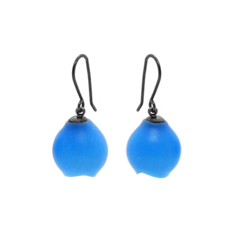 Blue drop earrings by Jenny Llewellyn
