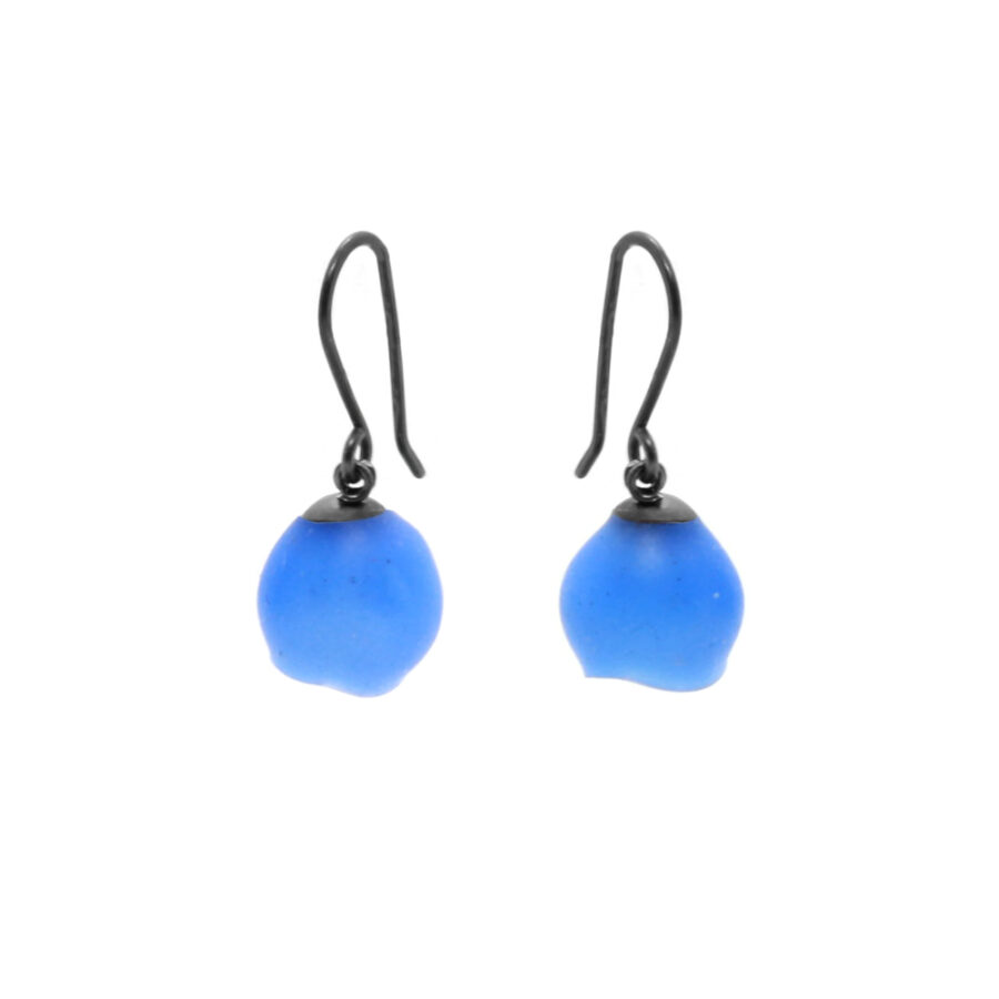 Blue drop earrings by Jenny Llewellyn