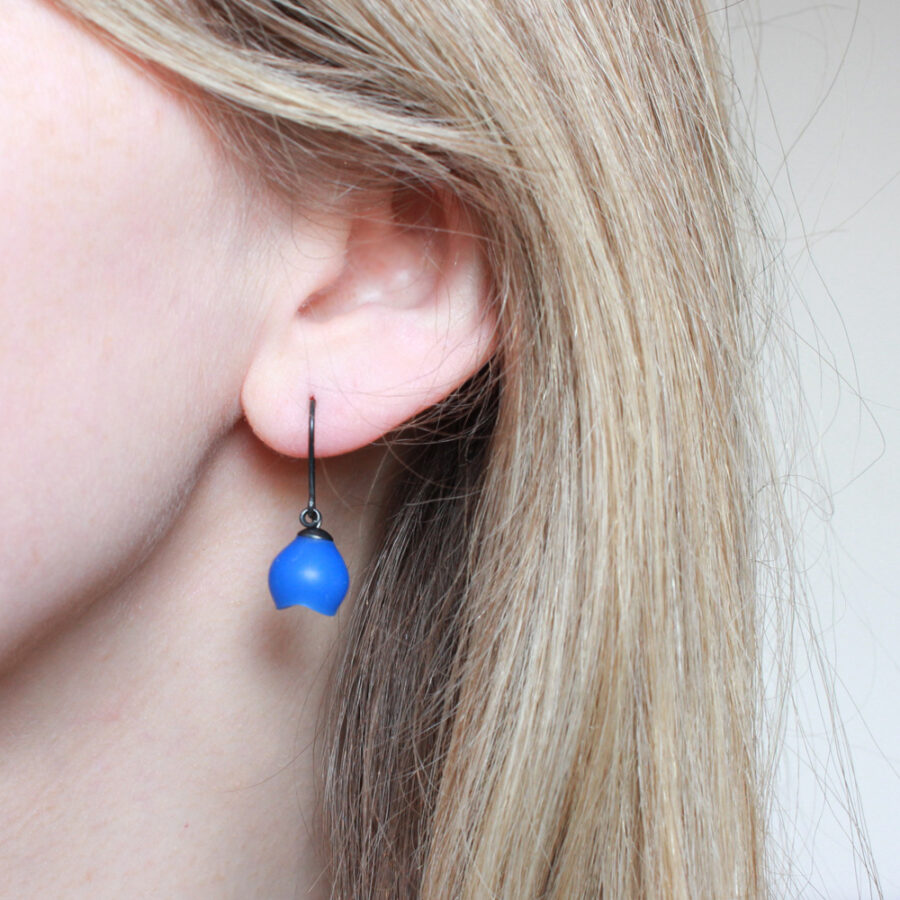 Blue drop earrings by Jenny Llewellyn