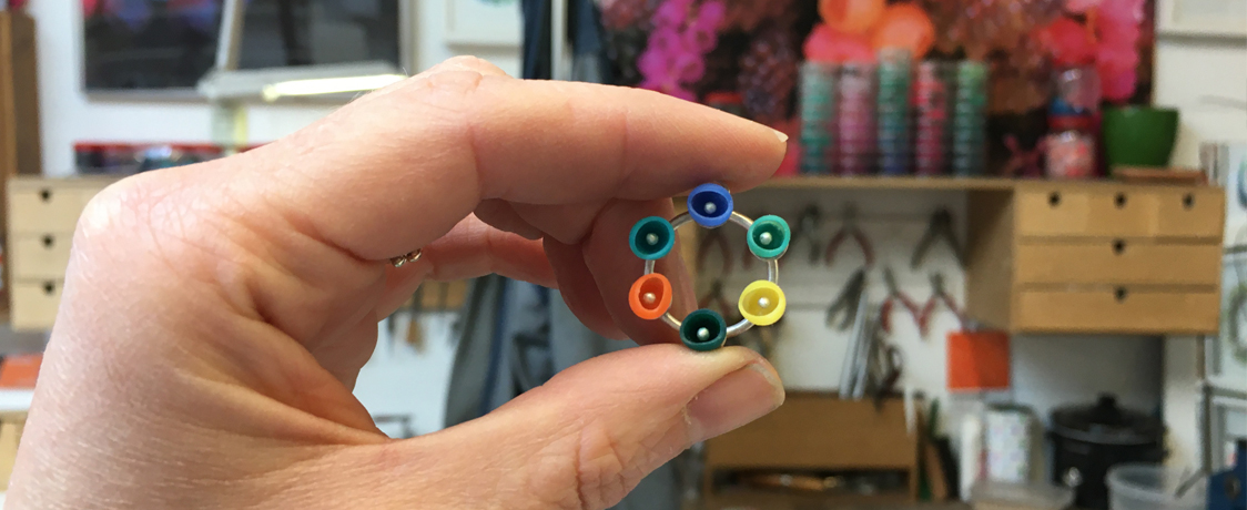 Studi E2F charm bracelet Silicone charm