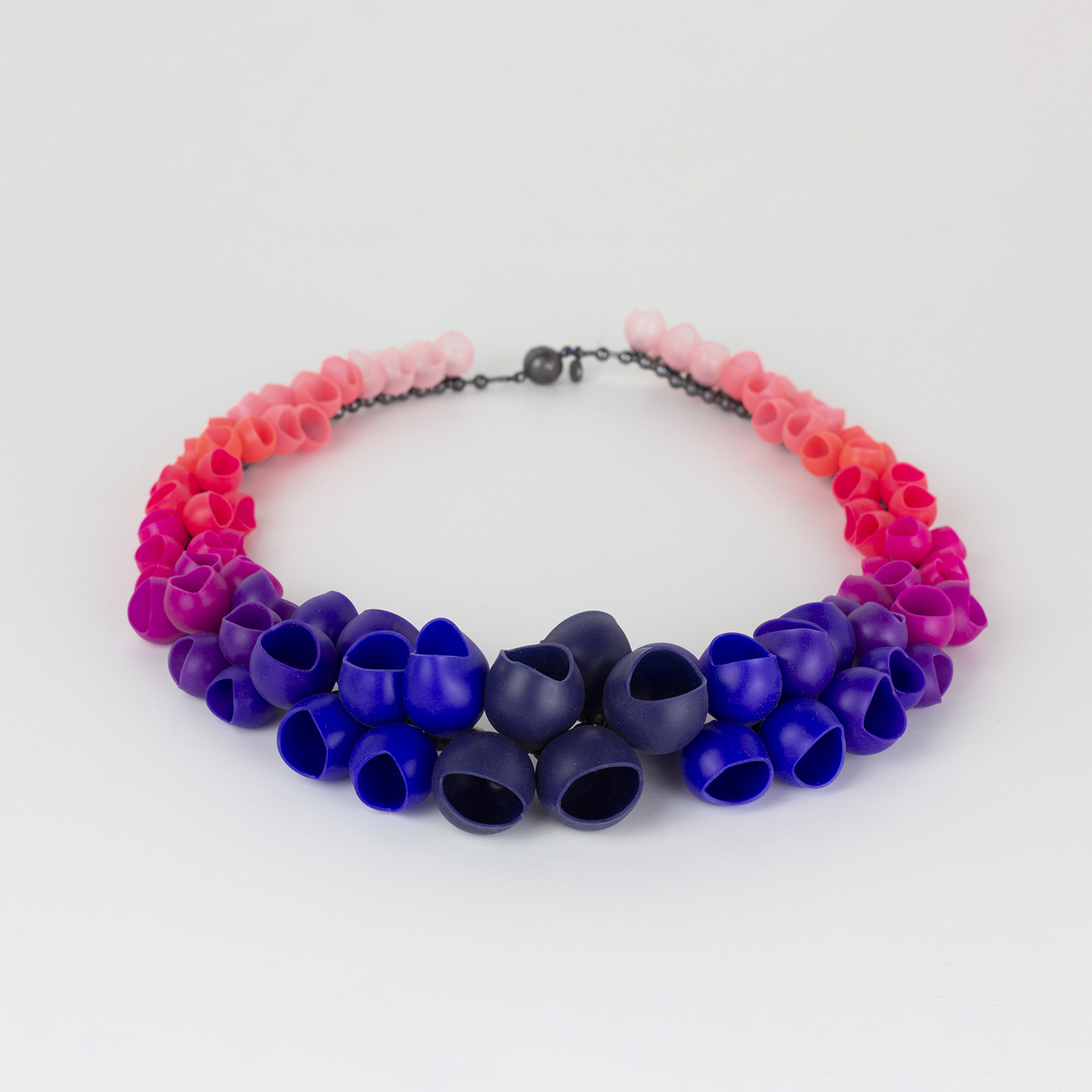 Blue Puple Pink Fade Necklace Jenny Llewellyn