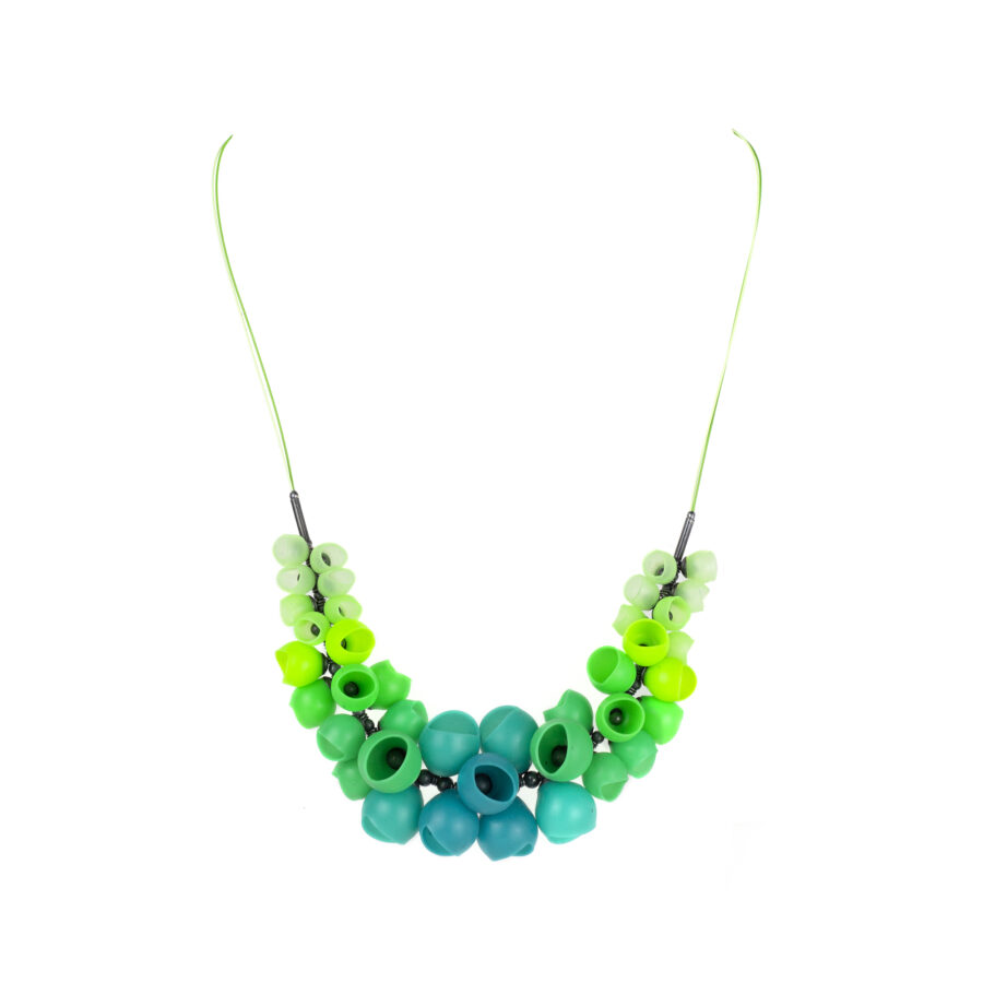 green cluster necklace by Jenny Llewellyn