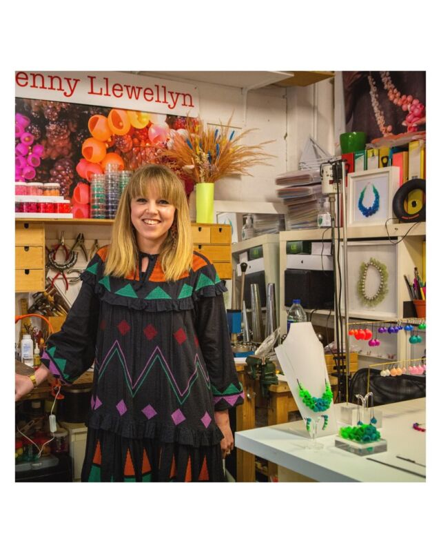 Oh hi 👋 I haven’t shown my face on the grid for a while, this is me in my colourful little studio @cockpitstudios where every single piece is handmade. Why not come for a peak inside our workshops for the chance to buy direct from the many other talented makers here. 
Open Fri, Sat & Sun 12 - 6pm 
Cockpit Bloomsbury summer open studios 6-8 June. 
.
.
.
#cockpitopenstudios #madeatcockpit #handmadeinlondon #siliconejewellery #colourfuljewellery #studioe2f #jennyllewellyn